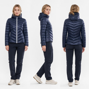 TRAINING Lightweight Quilted Jackets for Women, Solid Color Puffer Jacket