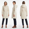 Two-Tone Matte Nylon Windbreaker for Women