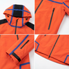 Men's 3-in-1 Waterproof Functional Jacket | High-Vis Contrast Shell