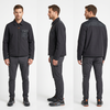 Men’s Two-Tone Shirt Jacket – Hybrid Tailored Fit, All-Day Wearable Water Repellent Urban Outerwear