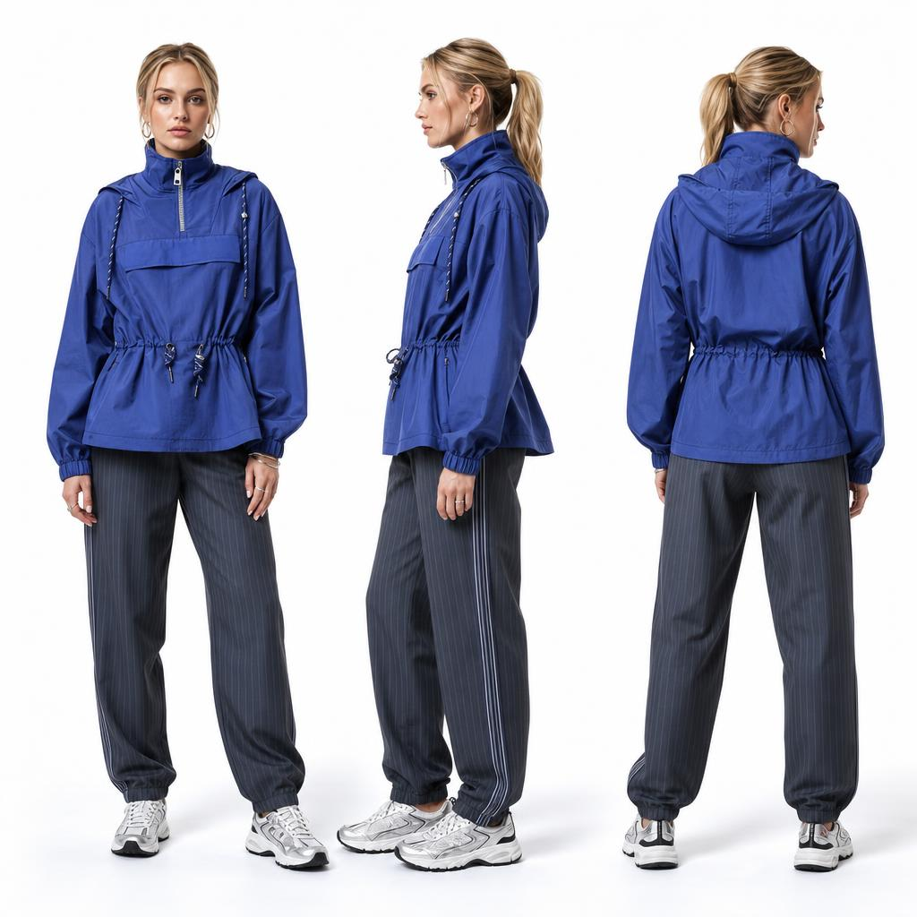 Stylish Glossy Windproof Women's Casual Jacket