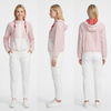 Women’s Two-Tone Water-Repellent Windbreaker – Mesh Lined, Matte Nylon, Casual Outdoor Jacket
