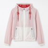 Women’s Two-Tone Water-Repellent Windbreaker – Mesh Lined, Matte Nylon, Casual Outdoor Jacket