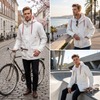 Men's Waterproof Long Parka | Detachable Hood, Mesh Lined 