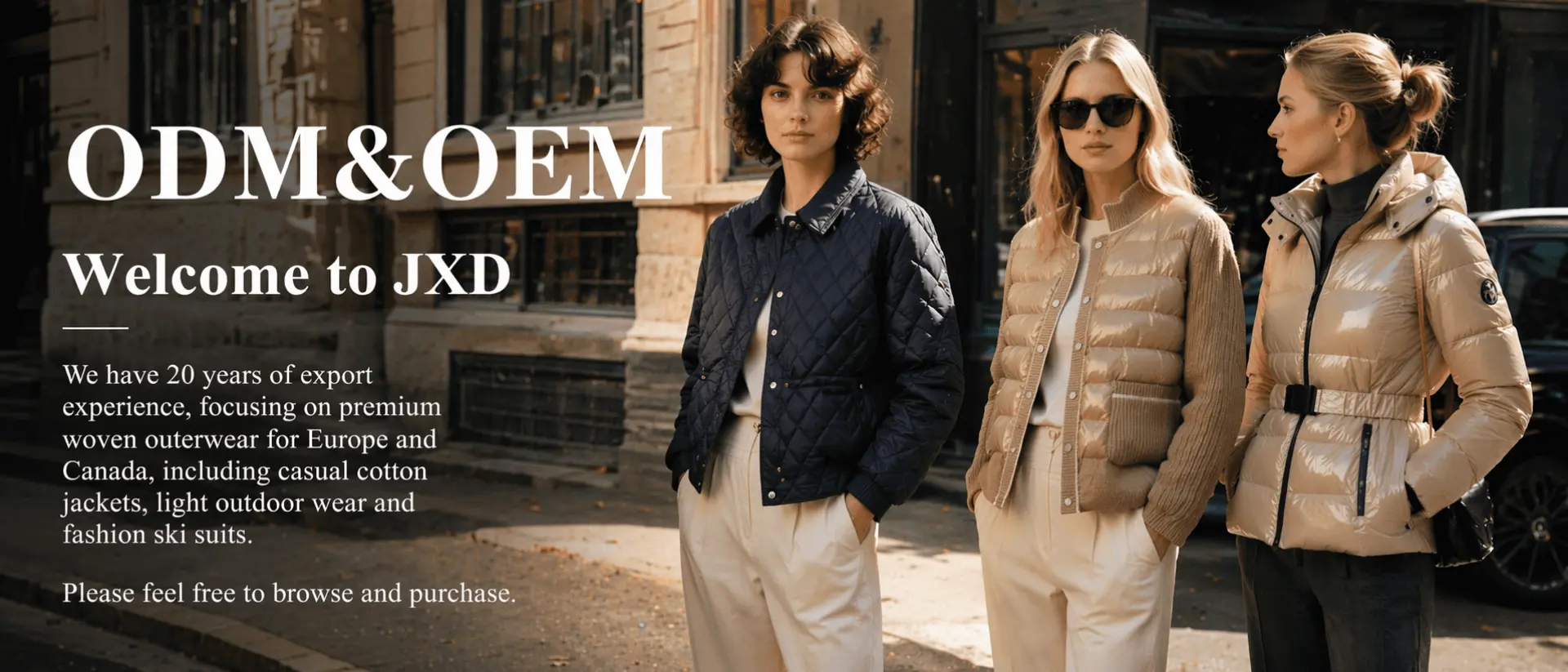 JXD-Premium Outerwear Manufacturer