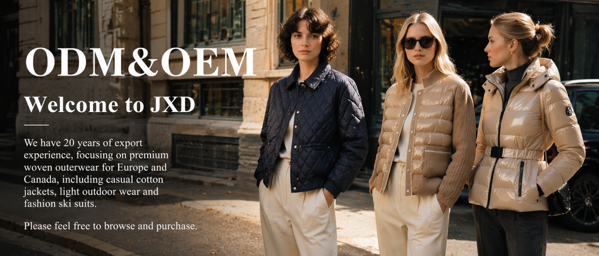 JXD-Premium Outerwear Manufacturer