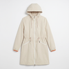 Two-Tone Matte Nylon Windbreaker for Women