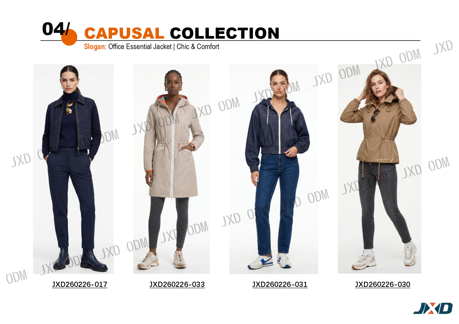 ODM catalog from JXD